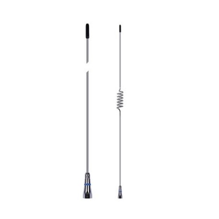 COMMUNICATION ANTENNA WHIP STAINLESS STEEL 600MM