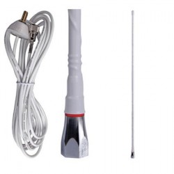 COMMUNICATION 27MHZ ANTENNA WHIP 600MM WHITE