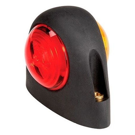 LIGHTING SIDE MARKER RED-AMBER LED 9-32 VOLTS