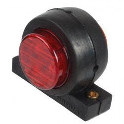 LIGHTING SIDE MARKER RED-AMBER 9-32 VOLTS