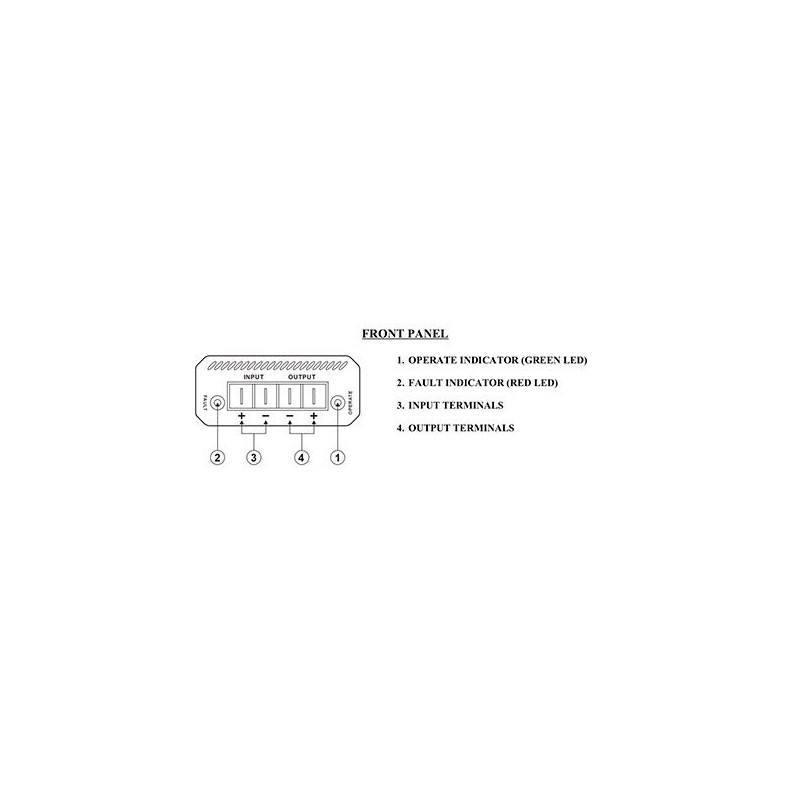 ELECTRICAL VOLTAGE REDUCERS 24 VOLT -12 VOLTS 7AMP