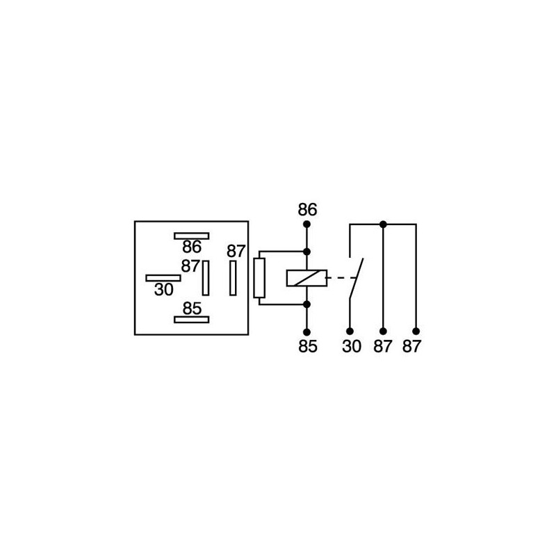 ELECTRICAL MINI RELAY 24 VOLT  20 AMP 5-PIN
