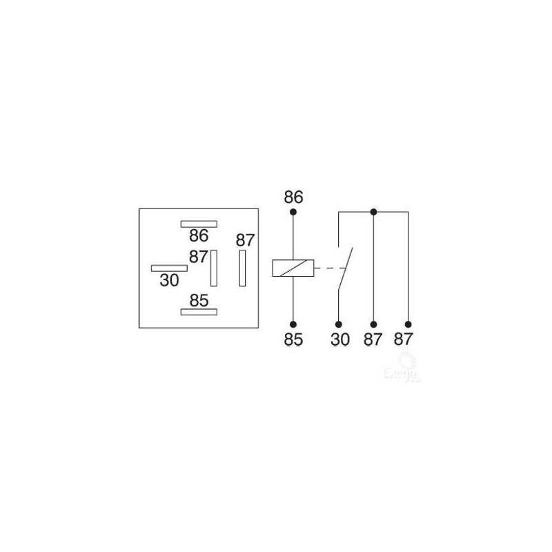 ELECTRICAL MINI RELAY 12 VOLT 30 AMP BOSCH
