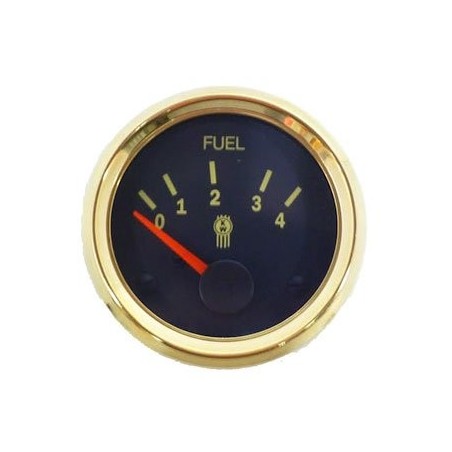 ELECTRICAL ELECTRICAL GAUGES GENUINE KENWORTH FUEL ELECTRICAL GAUGE BRASS BEZEL