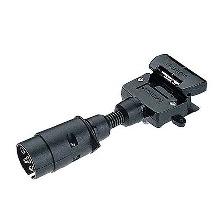 TRAILER ADAPTOR PLUGS & SOCKETS 5 LARGE ROUND TO 7 FLAT