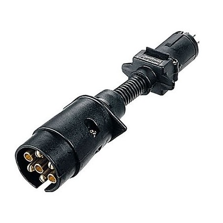 TRAILER ADAPTOR PLUGS & SOCKETS  7 LARGE ROUND TO 6 SMALL ROUND