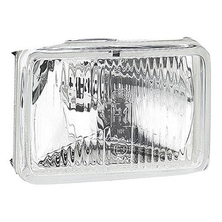 LIGHTING SEMI SEALED BEAM RECTANGLE 165 X 100MM GLOBE H1