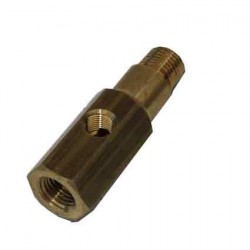 ELECTRICAL SENDERS T-PIECE ADAPTOR 1/4"-18NPTF (M&F)  - 1/8"-27NPTF