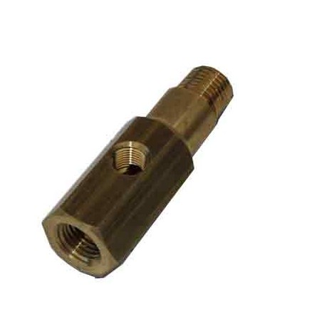 ELECTRICAL SENDERS T-PIECE ADAPTOR 1/4"-18NPTF (M&F) - 1/8"-27NPTF