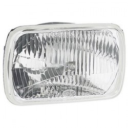 LIGHTING SEMI SEALED BEAM RECTANGLE 200 X 142MM GLOBE H4