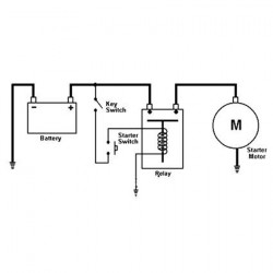 ELECTRICAL SOLENOID STARTER SLAVE RELAY ISUZU GENUINE