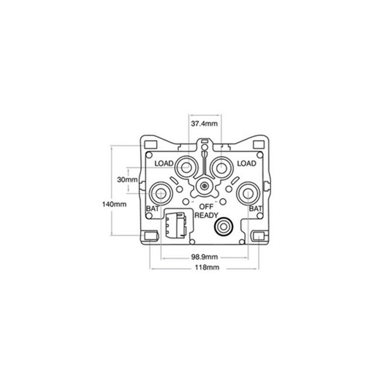 ELECTRICAL SWITCHES BATTERY ISOLATOR ON-OFF 300 AMP RATED