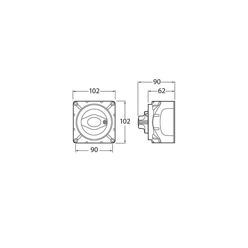 ELECTRICAL SWITCHES BATTERY ISOLATOR ON-OFF 500 AMP  RATED