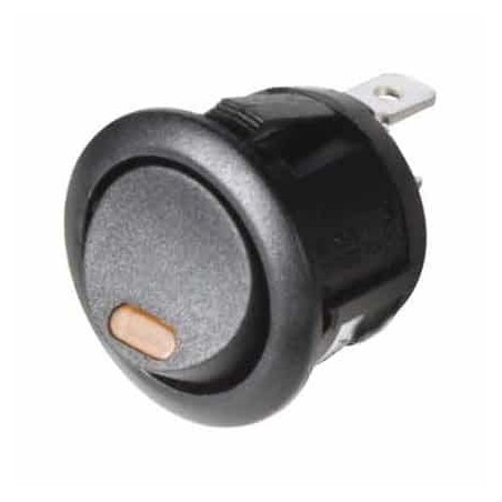 ELECTRICAL SWITCHES ROCKER ON-OFF 12 VOLT AMBER ILLUMINATED