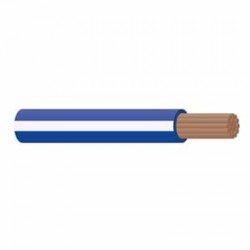 WIRE 3MM SINGLE CORE WITH TRACER CABLE  BLUE/WHITE 30M