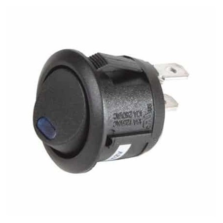 ELECTRICAL SWITCHES ROCKER ON-OFF 12 VOLT BLUE ILLUMINATED