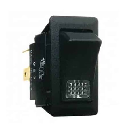 ELECTRICAL SWITCHES ROCKER ON - OFF 12 VOLT CLEAR ILLUMINATED