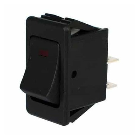 ELECTRICAL SWITCHES  ROCKER ON-OFF 12 VOLT RED ILLUMINATED ELECTRICAL 20 AMP RATING