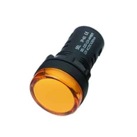 LIGHTING LED PILOT LAMP WHITE 12 VOLT 22MM OPENING