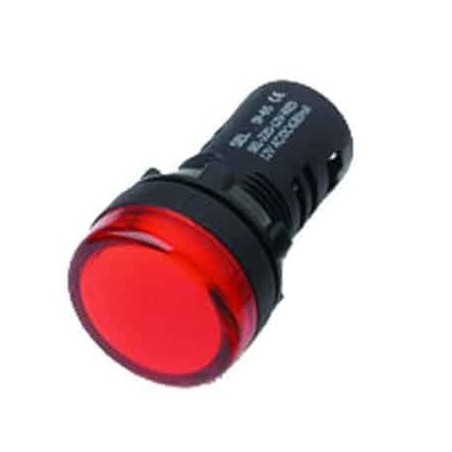 LIGHTING LED PILOT LAMP WHITE 12 VOLT 22MM OPENING