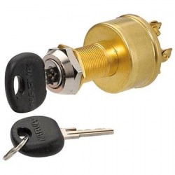 ELECTRICAL SWITCHES IGNITION SWITCH 3 POSITION MARINE