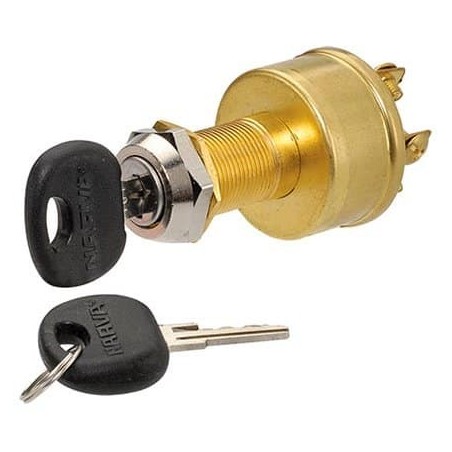 ELECTRICAL SWITCHES IGNITION SWITCH 3 POSITION MARINE