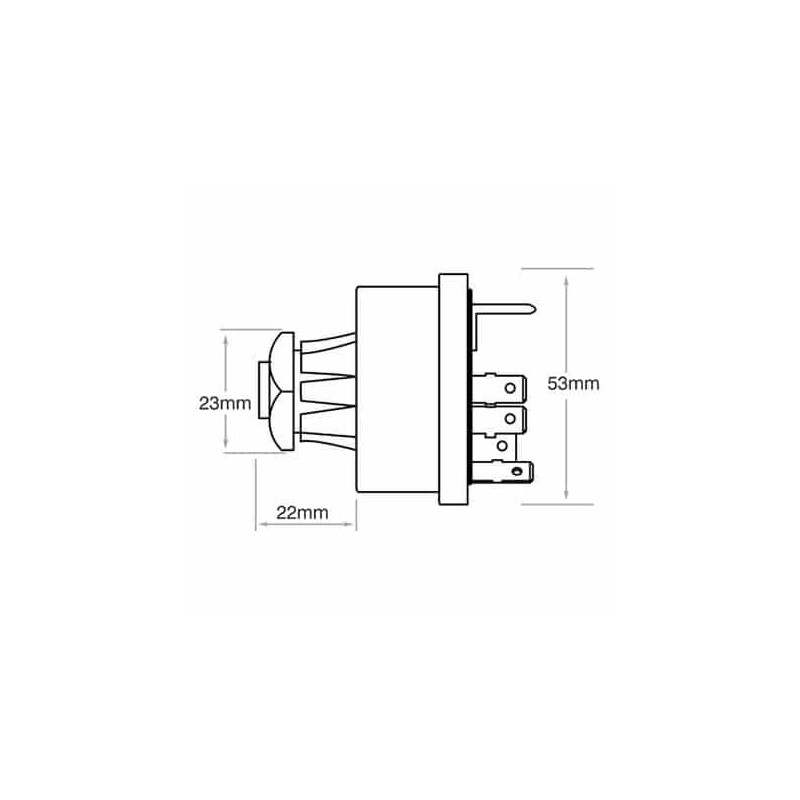 ELECTRICAL SWITCHES IGNITION SWITCH LUCAS DIESEL WITH GLOW