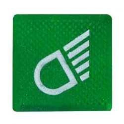 ELECTRICAL SWITCHES DECAL GREEN WITH LIGHT