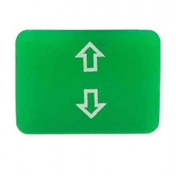 ELECTRICAL SWITCHES DECAL GREEN UP / DOWN SUIT 511 SERIES