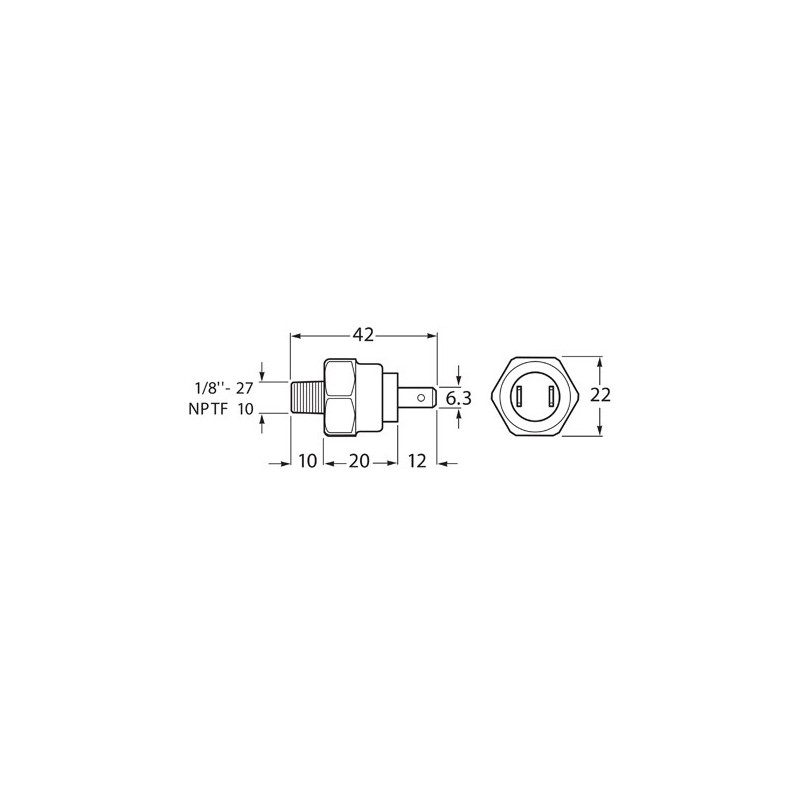 ELECTRICAL SWITCHES STOP LAMP SWITCH HYDRAULIC BLADE TERMINALS
