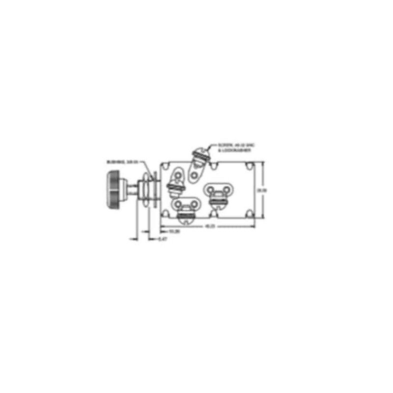 ELECTRICAL SWITCH PUSH-PULL OFF - ON - ON HEADLIGHT SWITCH