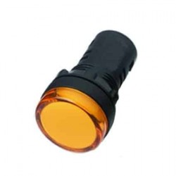 LIGHTING PILOT LIGHT LED AMBER 24 VOLT SCREW ON TERMINALS