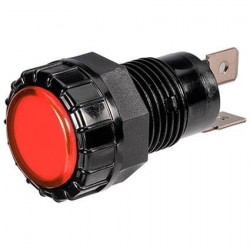 LIGHTING PILOT LIGHT LED RED 24 VOLT BLADE TERMINALS