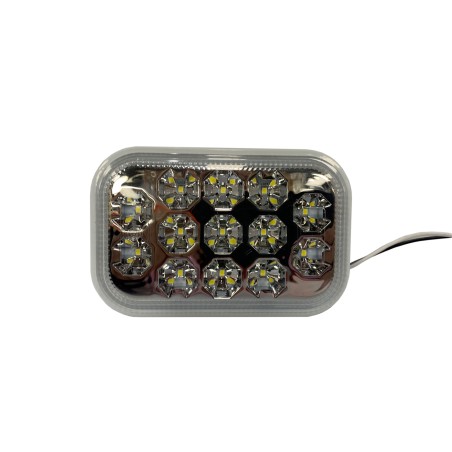 LIGHTING LED RECTANGLE CLEAR REVERSE INSERT