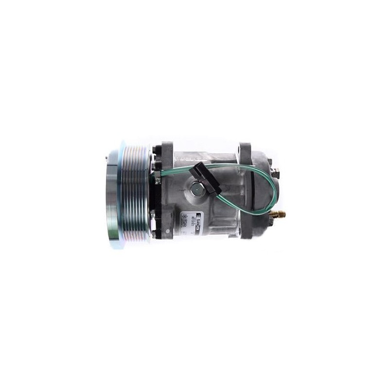 AIR- CON COMPRESSOR SANDEN SUIT CATERPILLAR 24 VOLT EAR MOUNT SUIT CATERPILLAR
