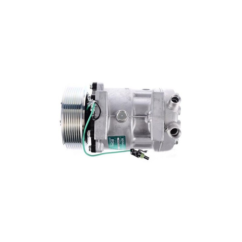 AIR- CON COMPRESSOR SANDEN SUITS IVECO 24V DIRECT MOUNT 8PV 119MM