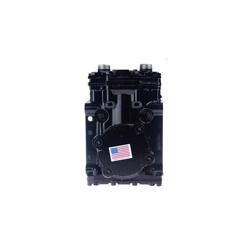 AIR- CON COMPRESSOR SUIT KENWORTH MACK NEW HOLLAND 12 VOLT DIRECT MOUNT YORK 210