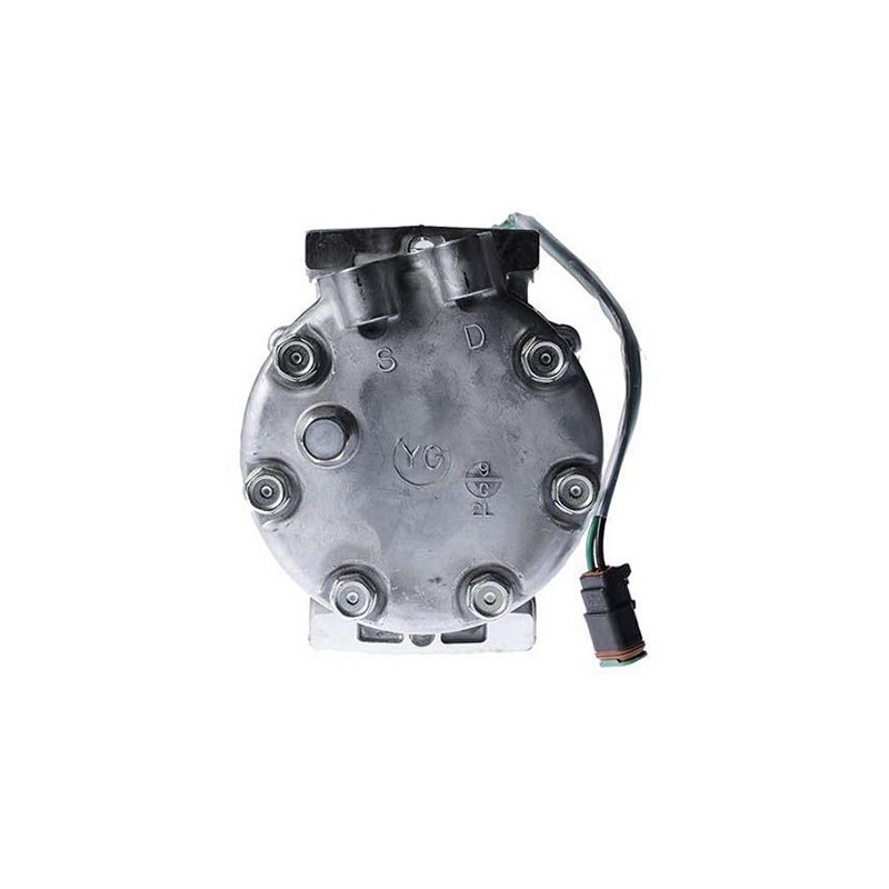 AIR- CON COMPRESSOR SUIT SCANIA 24 VOLT DIRECT MOUNT SANDEN SD7H15