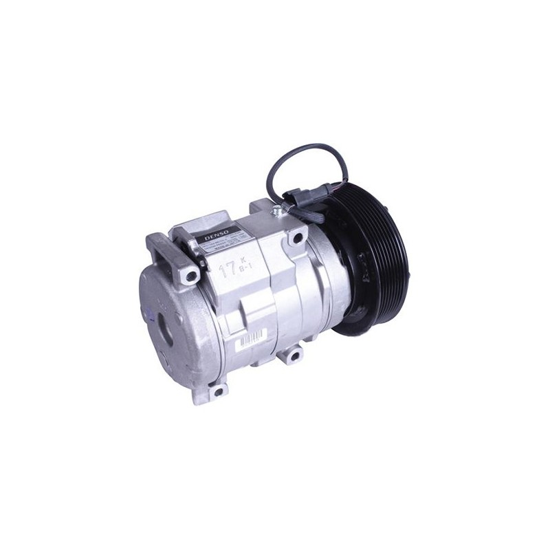 AIR- CON COMPRESSOR SUIT CATERPILLAR KOMATSU  24 VOLT  DIRECT MOUNT GENUINE DENSO