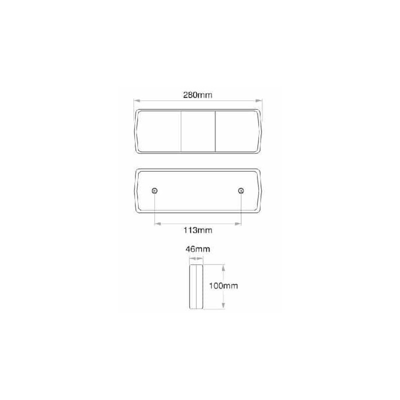 LIGHTING STOP-TAIL-INDICATOR LIGHT LED 9 TO 33 VOLT