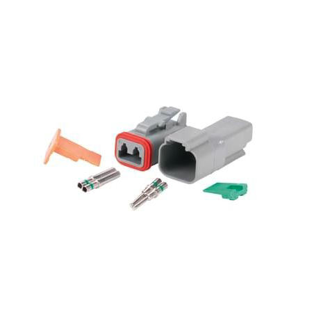 DETUSCH DT SERIES CONNECTOR PLUG 2 CIRCUIT KIT