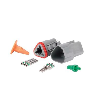 DETUSCH DT SERIES CONNECTOR PLUG 3 CIRCUIT KIT