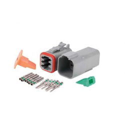 DETUSCH DT SERIES CONNECTOR PLUG 6 CIRCUIT KIT