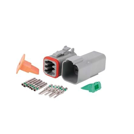 DETUSCH DT SERIES CONNECTOR PLUG 6 CIRCUIT KIT