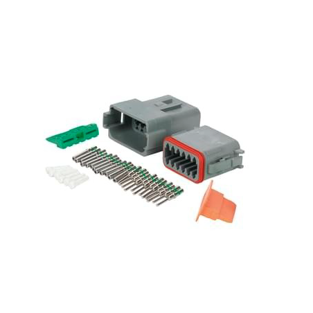 DETUSCH DT SERIES CONNECTOR PLUG 12 CIRCUIT KIT