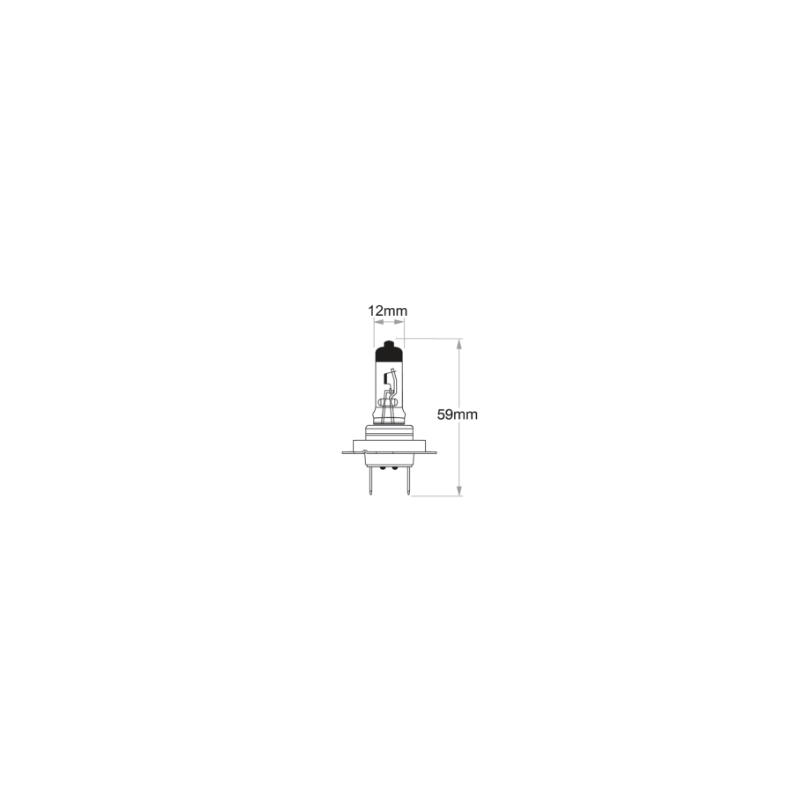 LIGHTING H7 HALOGEN GLOBE 24 VOLT 70 WATT PLUS 100
