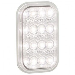 LIGHTING LED REVERSE LED LIGHT CLEAR LENS 12 - 24 VOLT