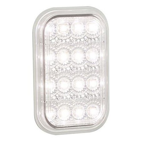 LIGHTING LED REVERSE LED LIGHT CLEAR LENS 12 - 24 VOLT