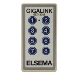 ELECTRICAL ELSEMA 433MHZ 8 CHANNEL TRANSMITTER REMOTE