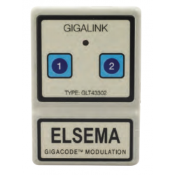 ELECTRICAL ELSEMA 433MHZ 2 CHANNEL TRANSMITTER REMOTE